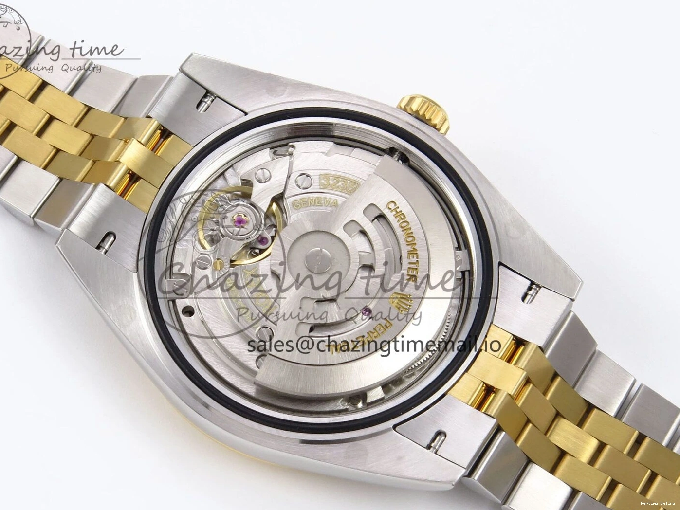 0116 DateJust 41 126333 EWEF Best Edition YG Texuted Dial on SS YG Jubilee Bracelet A Snug 992